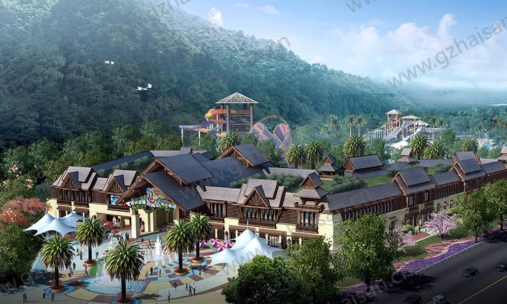 苏州乐园森林水世界山综合楼 苏州乐园森林水世界山综合楼